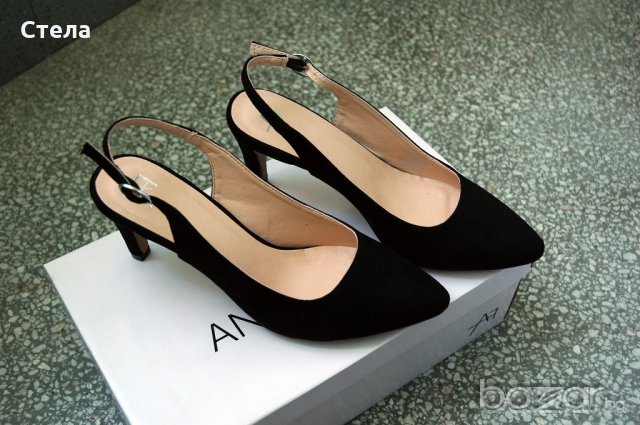 ANNA FIELD Дамски обувки, официални, нови, с кутия, черни, снимка 8 - Дамски обувки на ток - 18969291