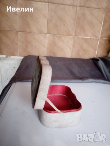 стара кутия от кожа, снимка 3 - Антикварни и старинни предмети - 23116983