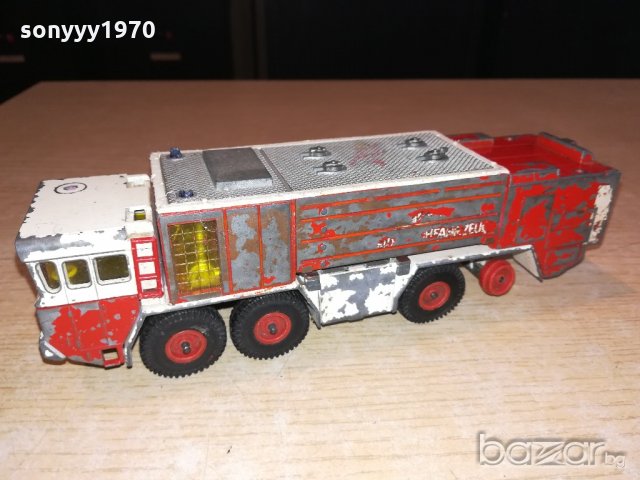 made in germany-маркова пожарна метална кола-20х6х5см