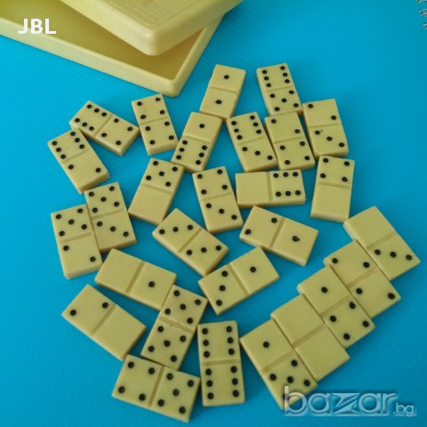 домино игра жълт бакелит от 1950 г ТПК Дунав Лом за колекционери , снимка 4 - Други игри - 15039972