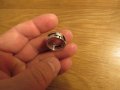 Моторджийски мъжки сребърен пръстен - уникален модел, снимка 7
