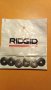 Комплект тръборезки "RIDGID"+6бр. резервни ролки RIDGID., снимка 5