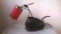 стара нощна лампа от ковано желязо, снимка 1 - Настолни лампи - 17756208
