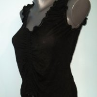 Еластична блуза с къдри тип бюстие / унисайз , снимка 2 - Корсети, бюстиета, топове - 25824907