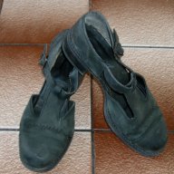 Черен набук,дамски обувки,номер 38 , снимка 1 - Дамски ежедневни обувки - 16169253