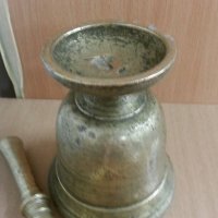 Стар български хаван хаванче бронз месинг , снимка 6 - Антикварни и старинни предмети - 26194339