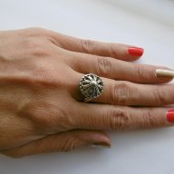 Старинен сребърен пръстен  , снимка 2 - Пръстени - 15868106