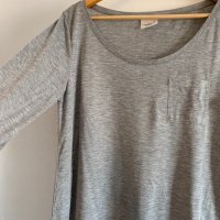 Сива блуза, снимка 3 - Блузи с дълъг ръкав и пуловери - 24633894