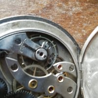 Часовник джобен  сребърен, снимка 5 - Антикварни и старинни предмети - 24311530