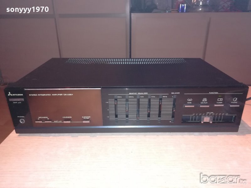 mitsubishi 200w stereo amplifier-внос швеицария, снимка 1