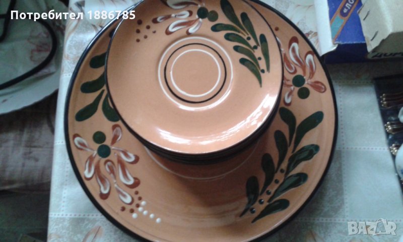 Керамичен лот за десерт, снимка 1
