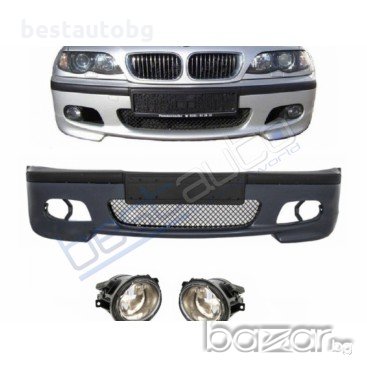 ПРЕДНА M TECHNIK II БРОНЯ ЗА БМВ Е46/BMW E46 С ХАЛОГЕНИ (1998-2001)  - БЕЗПЛАТНА ДОСТАВКА с ЕКОНТ!!!, снимка 1