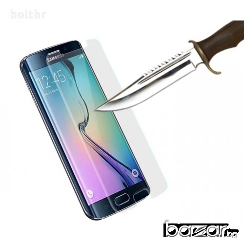 TEMPERED GLASS SCREEN PROTECTOR SAMSUNG GALAXY S6 EDGE, снимка 1