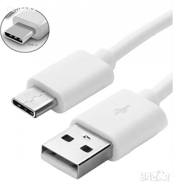 USB към USB Type C кабел за мобилни устройства , снимка 1