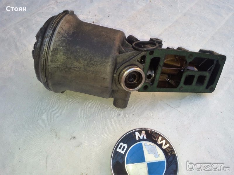 маслена основа с клапан.кранче.датчик за БМВ, снимка 1