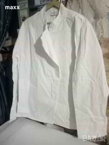 Куртка за готвачи, бяла, SANFOR размер D 54, F 48, снимка 1