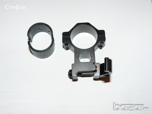 Монтаж за фенер/лазер и други с Уивър база, снимка 6 - Екипировка - 18054047