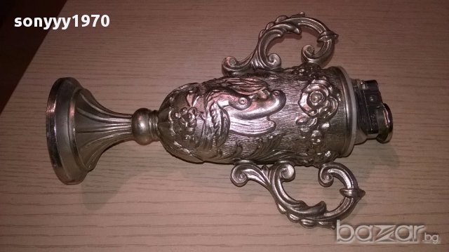 Ретро запалка амфора-19х14х7см-внос швеицария, снимка 13 - Антикварни и старинни предмети - 17015254