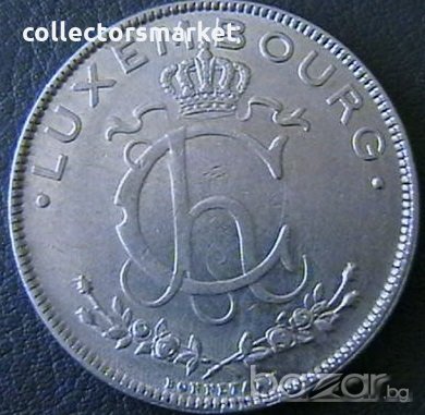 2 франка 1924, Люксембург, снимка 2 - Нумизматика и бонистика - 21154665