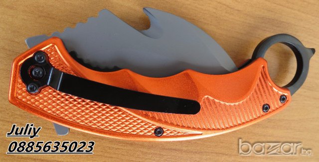 Сгъваем нож /карамбит/  FOX F91 , снимка 17 - Ножове - 18017914