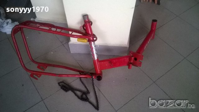 Балкан-рамка за колело-червена, снимка 4 - Части за велосипеди - 16018783