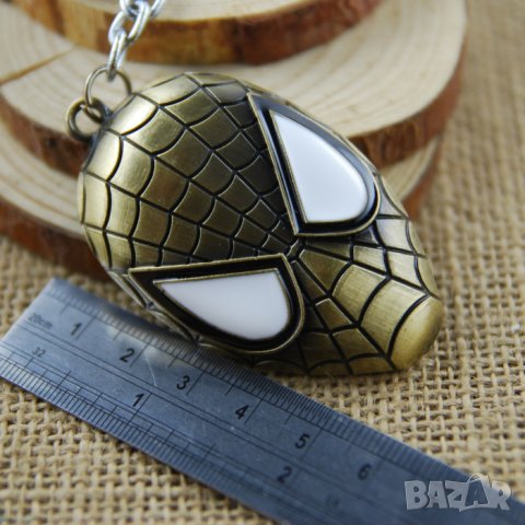 🕸️ Spiderman Колие масивно голямо - Човека Паяк / ключодържател, снимка 4 - Колиета, медальони, синджири - 23312693