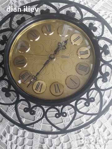 Стар Стенен часовник- Янтар, снимка 8 - Антикварни и старинни предмети - 24310369