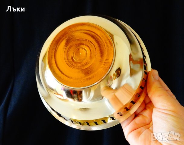 Бронзова салатиера,купа,фруктиера,ажур. , снимка 2 - Антикварни и старинни предмети - 23335123