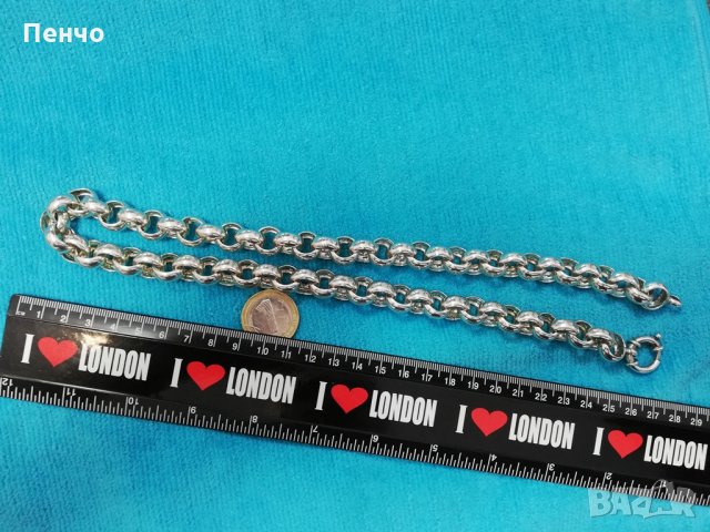Чисто нов почистен излъскан запазен сребърен ланец с печат 925 масивен синджир 113 грама сребро, снимка 10 - Колиета, медальони, синджири - 21994081