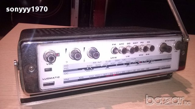 Schneider retro receiver-made in france-внос швеицария, снимка 1 - Ресийвъри, усилватели, смесителни пултове - 14530201