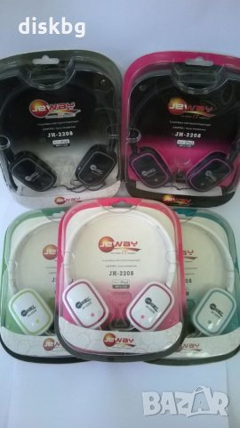Нови слушалки JeWay JH-2208 с микрофон, снимка 2 - Слушалки и портативни колонки - 22146399