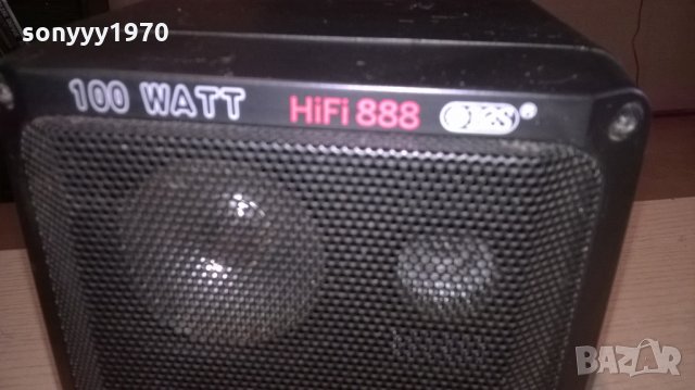 100watt hifi 888-mettal-тонколона-1бр-внос швеицария, снимка 6 - Тонколони - 24235308