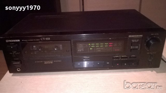 pioneer ct-333 hx-pro/2motors/bias/japan-внос франция, снимка 13 - Ресийвъри, усилватели, смесителни пултове - 19593211