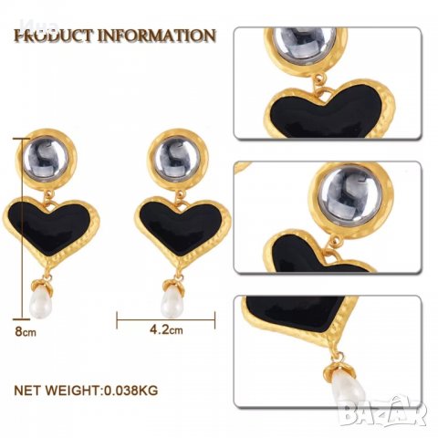 Zara ефектни масивни обеци, снимка 4 - Обеци - 25163121