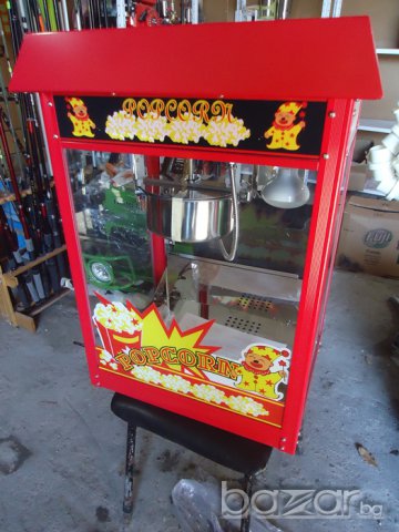 Пуканки машина за пуканки на ток депото за пуканките е със нагревател отдолу външни рзамери широчина, снимка 7 - Обзавеждане за заведение - 7579894