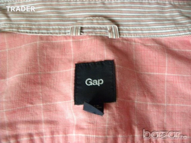 Мъжка риза дълъг ръкав GAP , 100% памук, снимка 3 - Ризи - 18195828