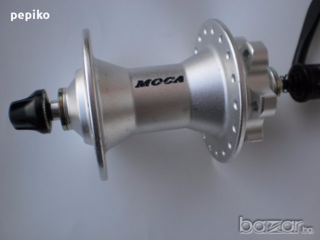 Продавам колела внос от Германия предна алуминиева главина за дискови спирачки MOCA, снимка 10 - Части за велосипеди - 15988168