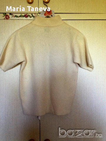 Дамска полуполо блуза с къс ръкав, снимка 2 - Блузи с дълъг ръкав и пуловери - 15867175