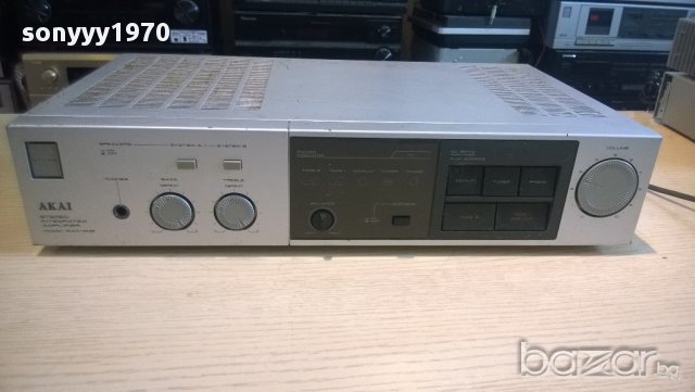  akai am-a2 stereo amplifier-made in japan-внос швеицария, снимка 7 - Ресийвъри, усилватели, смесителни пултове - 10158727