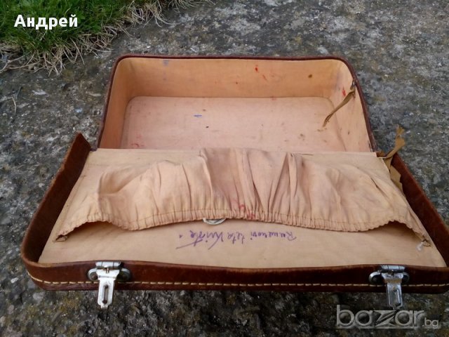 Кожено куфарче, снимка 6 - Антикварни и старинни предмети - 17833284