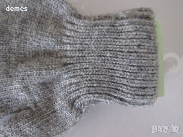  Машинно плетени детски ръкавици от вълна от як с 5 пръста,, снимка 5 - Шапки, шалове и ръкавици - 23022466
