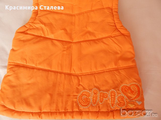 Оранжево елече 2-3 години, снимка 2 - Детски якета и елеци - 9250926