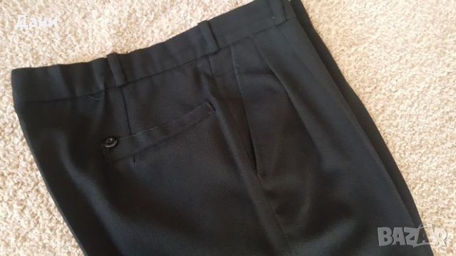 Черен  мъжки панталон., снимка 2 - Панталони - 23906151