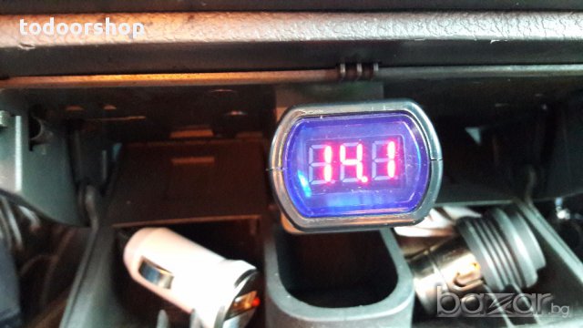 Тестер за акумулатор АВТО волтметър за запалка, снимка 4 - Аксесоари и консумативи - 17359977