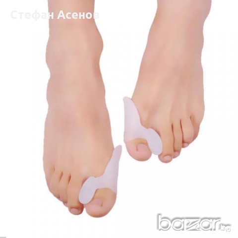 Силиконов разделител за лечение на Халукс изпъкнало кокалче на крака, снимка 4 - Други - 21134699