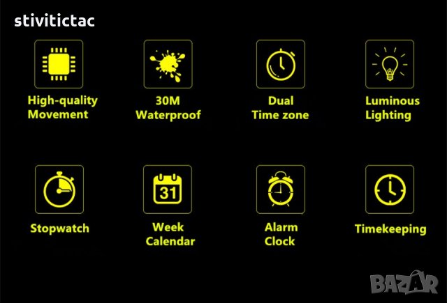 Часовник EXPONI LED. , снимка 2 - Мъжки - 23801480