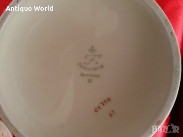 Уникална Стара Немска Порцеланова УРНА , Ваза, снимка 4 - Антикварни и старинни предмети - 22090859