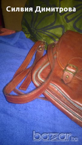 Чанта Естествена Кожа, снимка 3 - Чанти - 12601234