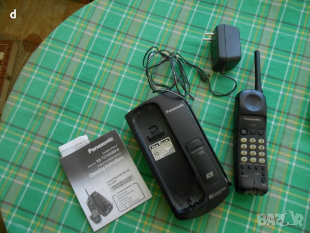 безжичен стационарен телефон Panasonic, снимка 3 - Стационарни телефони и факсове - 23619567