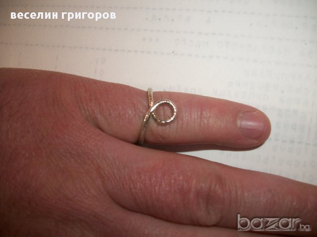 сребърен пръстен, снимка 2 - Пръстени - 10936448